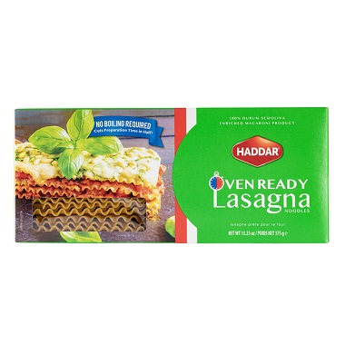 HAD. LASAGNE OVEN READY